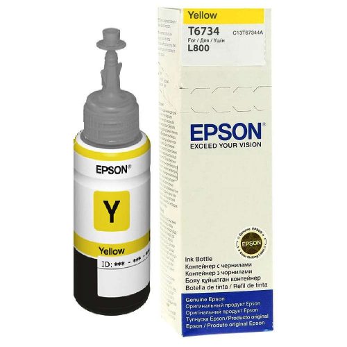 Epson T6734 yellow ink cartridge
