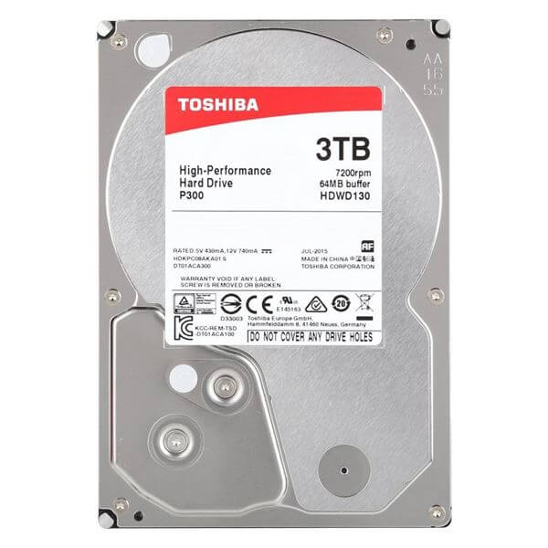 Toshiba 3TB Desktop Internal Hard Drive