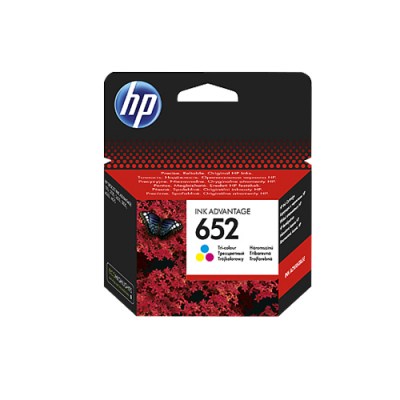 HP 652 Tri-color Ink Advantage Cartridge