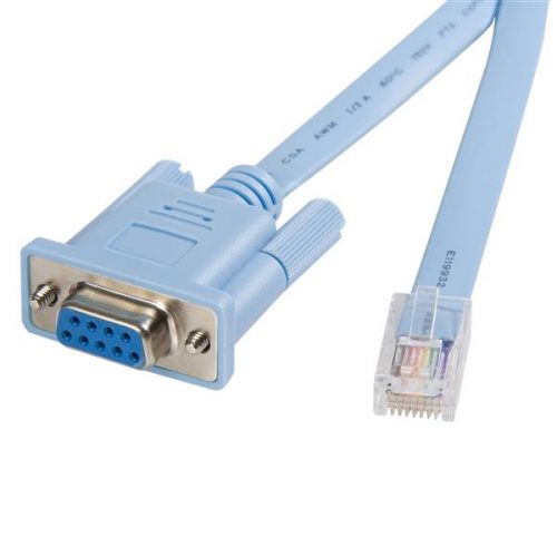 Rj45 to DB9 Serial console cable
