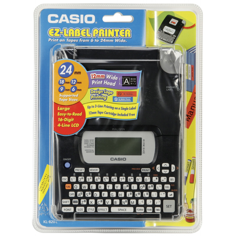Casio KL-820 Label Printer 